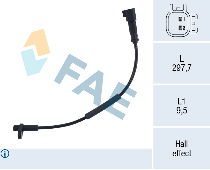 Sensor, wheel speed