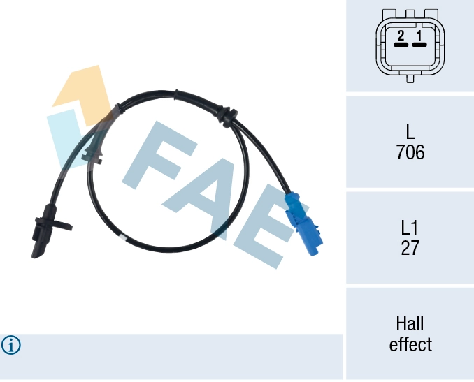 Sensor, wheel speed