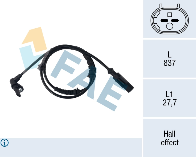Sensor, wheel speed