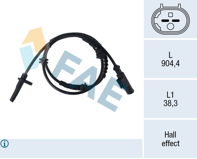 Sensor, wheel speed