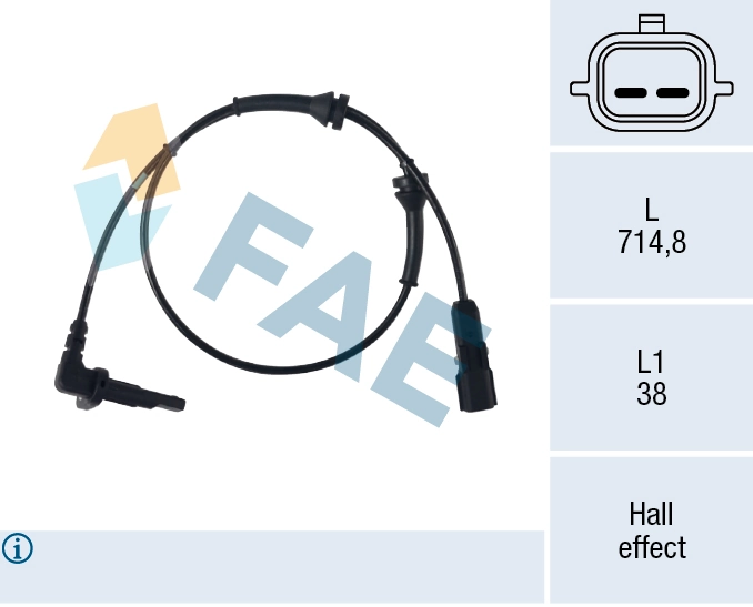 Sensor, wheel speed