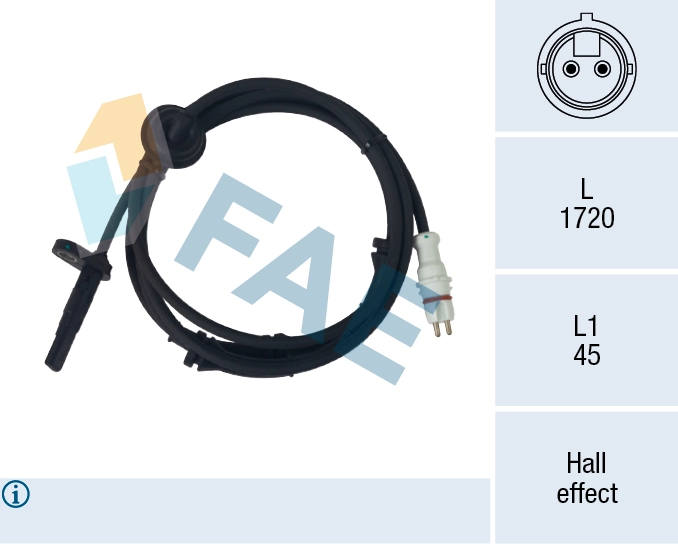 Sensor, wheel speed