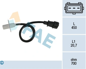 Sensor, crankshaft pulse