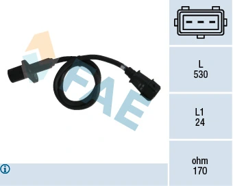 Sensor, crankshaft pulse