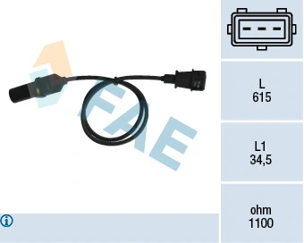 Sensor, crankshaft pulse