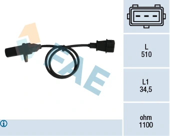 Sensor, crankshaft pulse