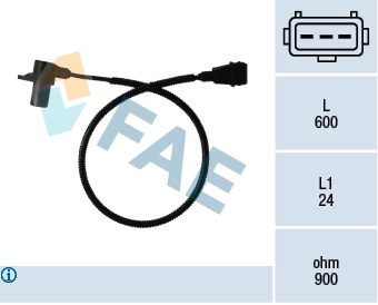 Sensor, crankshaft pulse