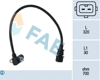 Sensor, crankshaft pulse