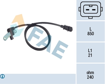 Sensor, crankshaft pulse