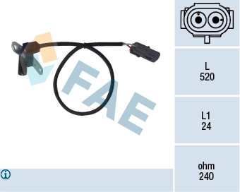 Sensor, crankshaft pulse