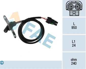 Sensor, crankshaft pulse