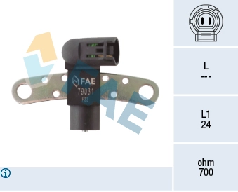 Sensor, crankshaft pulse