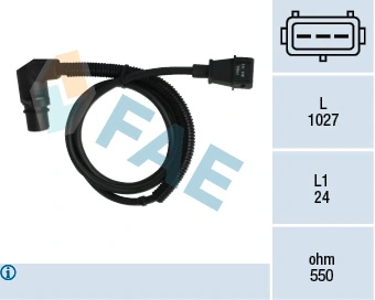 Sensor, crankshaft pulse