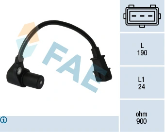 Sensor, crankshaft pulse