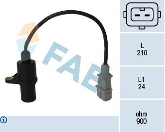 Sensor, crankshaft pulse