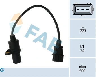 Sensor, crankshaft pulse