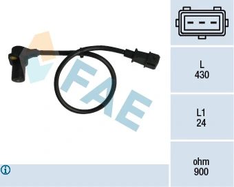 Sensor, crankshaft pulse