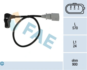 Sensor, crankshaft pulse