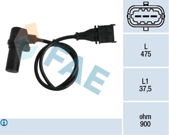 Sensor, crankshaft pulse