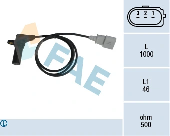 Sensor, crankshaft pulse