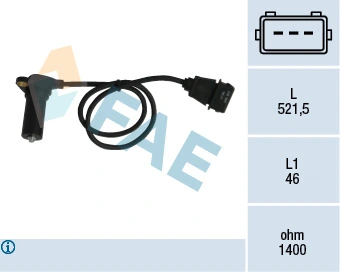 Sensor, crankshaft pulse