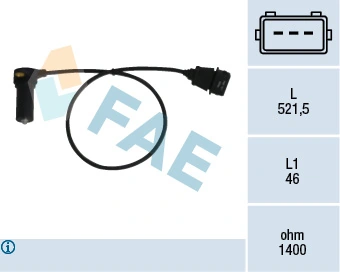 Sensor, crankshaft pulse