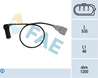 Sensor, crankshaft pulse