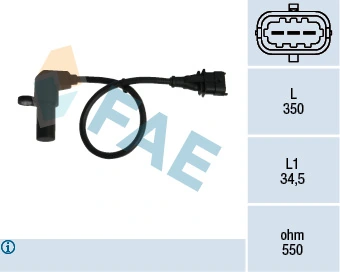 Sensor, crankshaft pulse