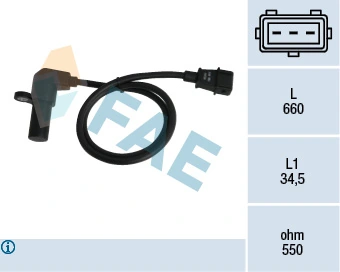 Sensor, crankshaft pulse