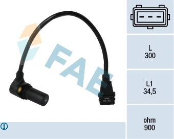 Sensor, crankshaft pulse