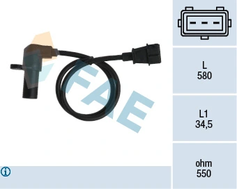 Sensor, crankshaft pulse