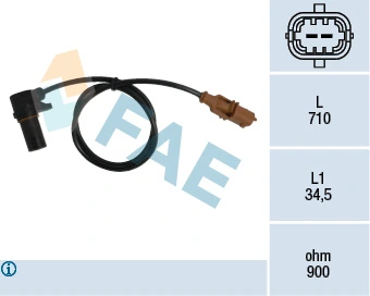 Sensor, crankshaft pulse