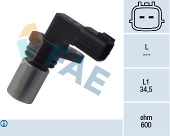 Sensor, crankshaft pulse