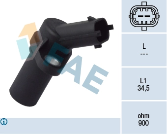 Sensor, crankshaft pulse