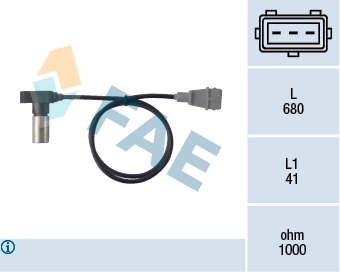 Sensor, crankshaft pulse