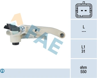 Sensor, crankshaft pulse