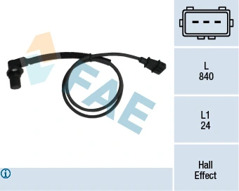 Sensor, crankshaft pulse