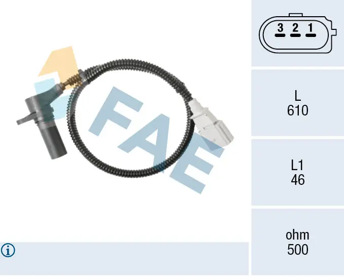 Sensor, crankshaft pulse