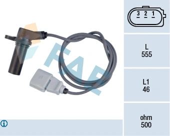 Sensor, crankshaft pulse