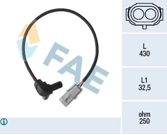 Sensor, crankshaft pulse