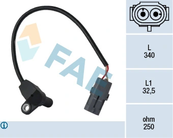 Sensor, crankshaft pulse