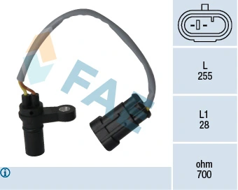 Sensor, crankshaft pulse