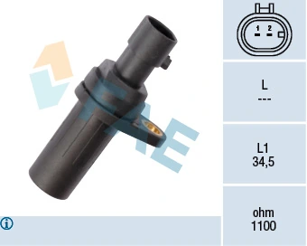 Sensor, crankshaft pulse
