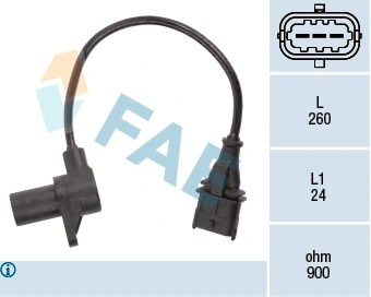 Sensor, crankshaft pulse