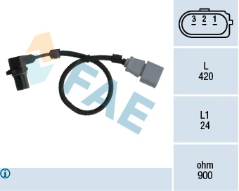 Sensor, crankshaft pulse