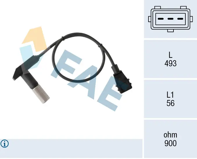 Sensor, crankshaft pulse