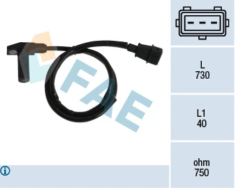 Sensor, crankshaft pulse