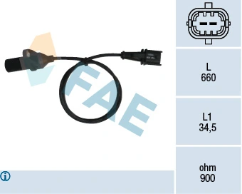 Sensor, crankshaft pulse