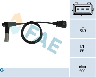 Sensor, crankshaft pulse