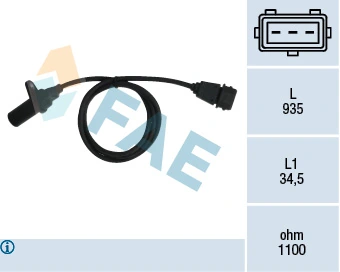 Sensor, crankshaft pulse